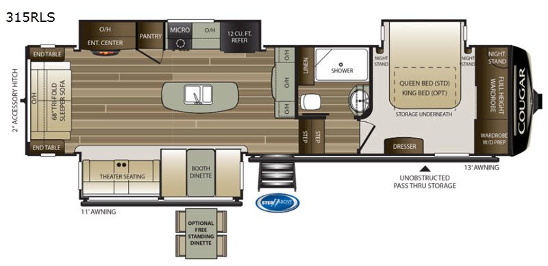 2024 Keystone Rv Cougar 316RLS in ottumwa IA