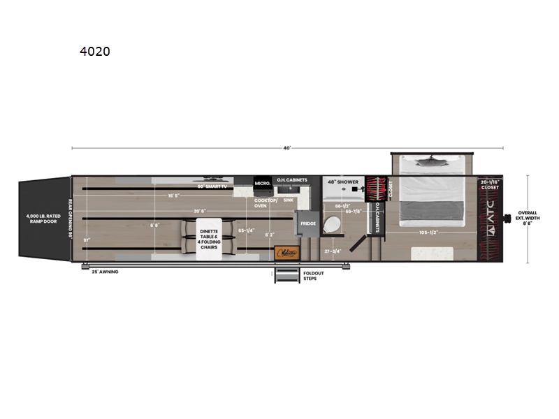 2027 ATC TRAILERS PLA 750 4020 in baton rouge LA