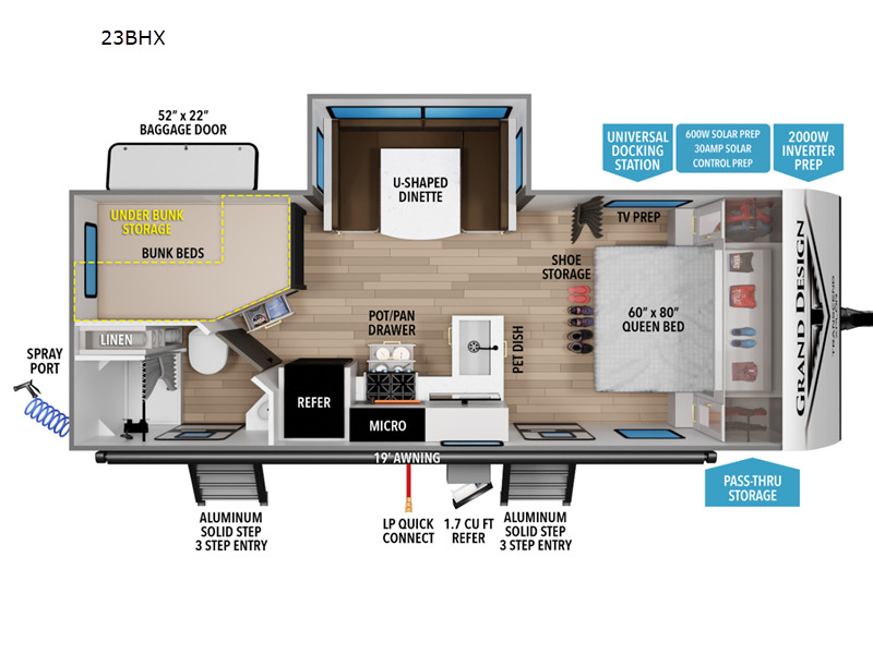 2027 Grand Design Transcend Xplor 23BHX in caledonia NY