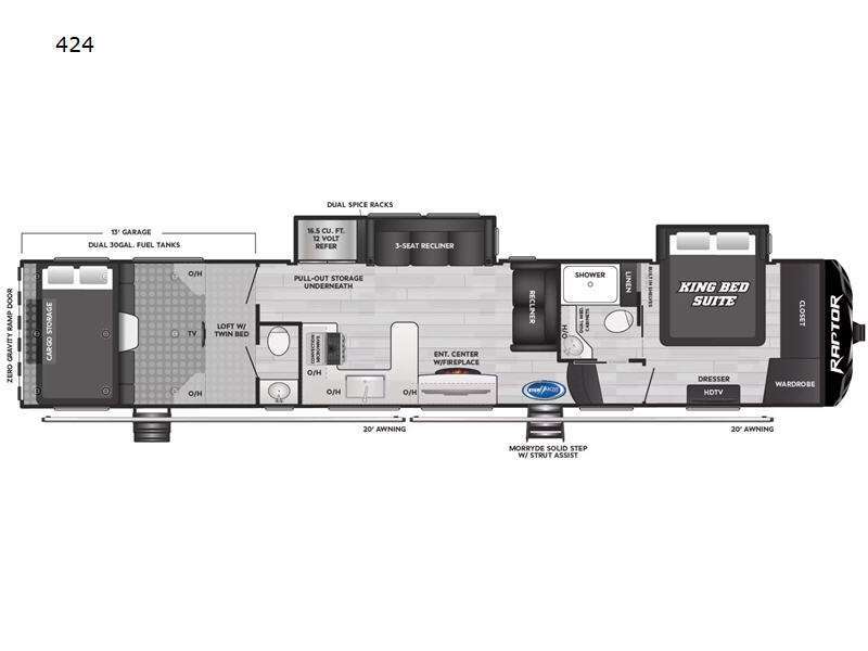 2025 Keystone Rv Raptor 424 in joppa MD