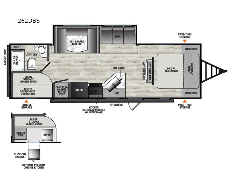 2027 Forest River Rv Viking 6K Series 262DBS in houston TX