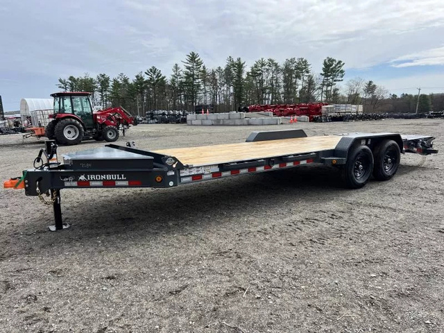 2026 IRON BULL 7X22 14K Equipment W/3 Dovetail & Rampage Ramps in Turner, ME