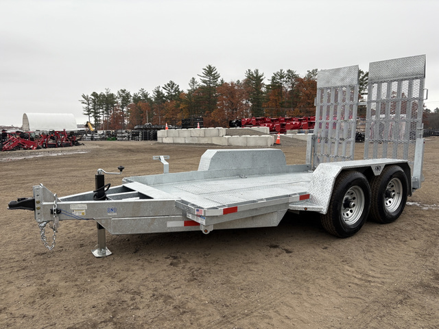 2026 BND 6X12 10K Galvanized Scissor Lift Trailer W/ Ramps in Turner, ME