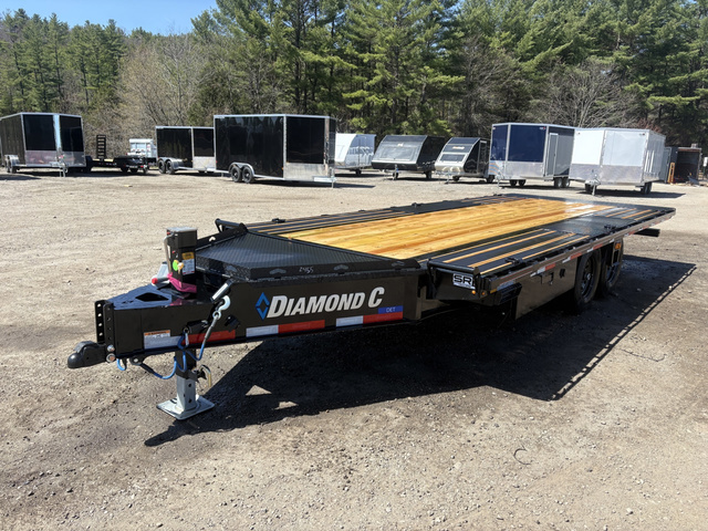 2026 DIAMOND C 8.5X20 15.5K Deckover Tilt Equipment Trailer W/Bla in Turner, ME