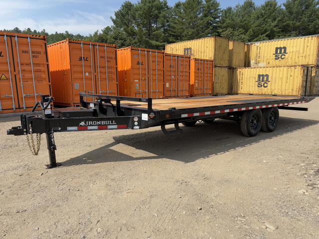 2026 IRON BULL 8.5X22 14K Deckover Tilt Equipment Trailer W/ D-Ri in Turner, ME