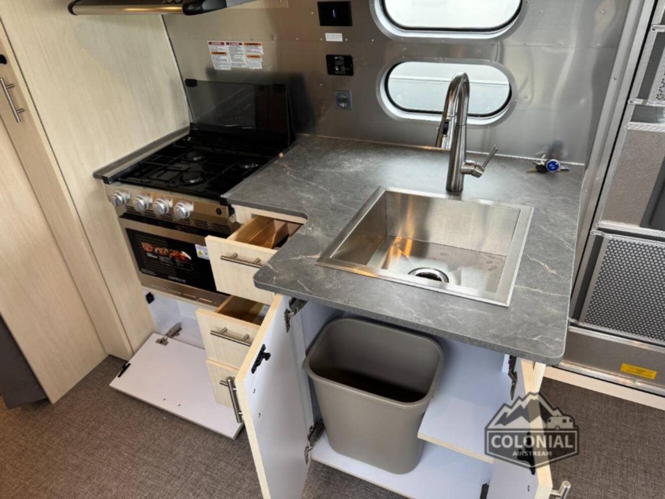 A photo of this 2026 Airstream Flying Cloud 25FBT Twin Hatch