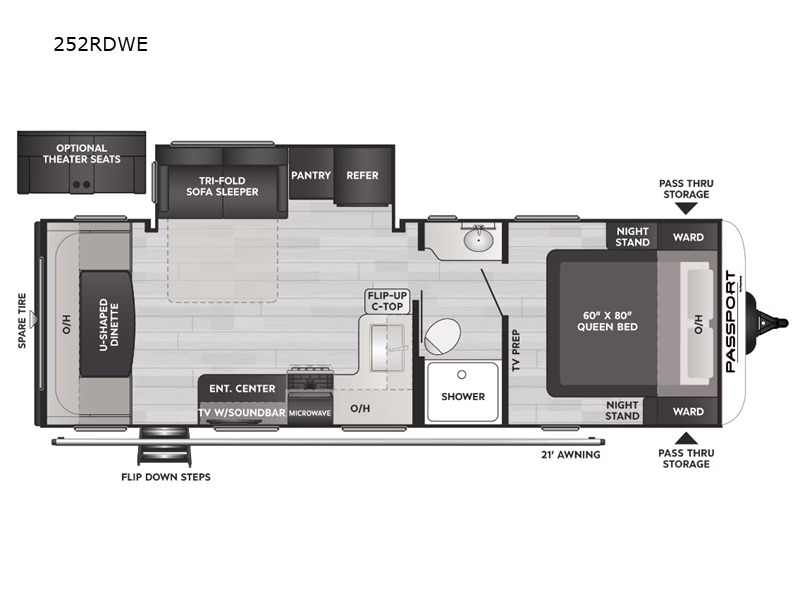 2023 Keystone Rv Passport SL 252RDWE in poulsbo WA