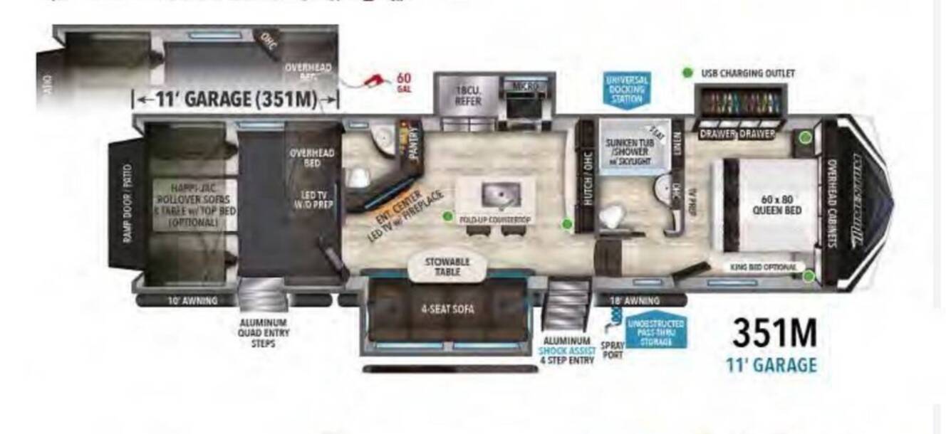 A photo of this 2020 Grand Design Momentum 351M