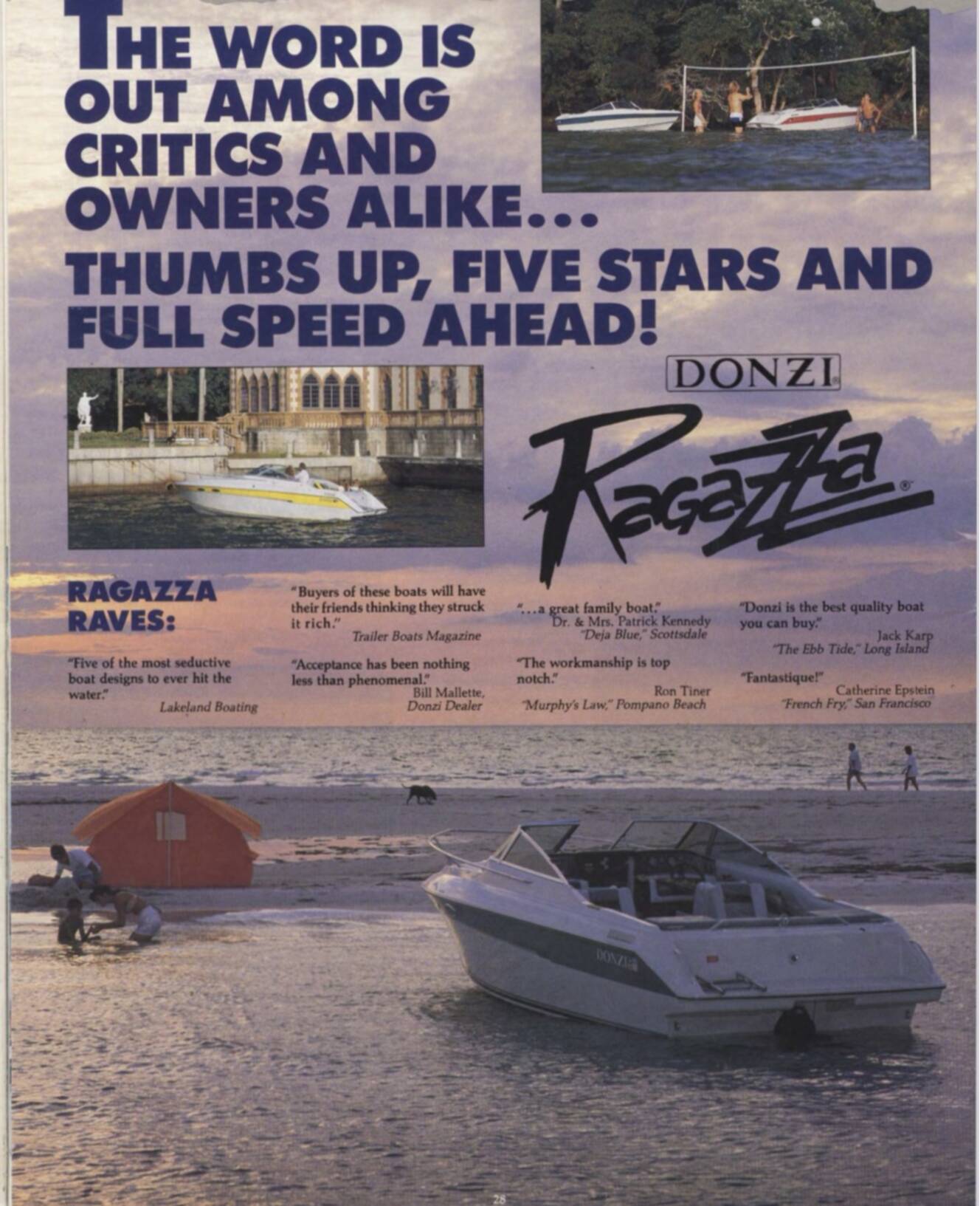A photo of this 1989 Donzi R 23 RAGAZZA