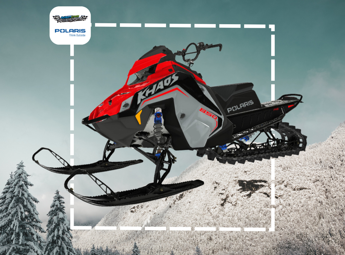 2025 Polaris 850 RMK Khaos 146 SC in auburn CA
