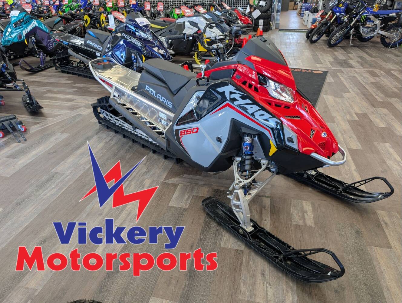 A photo of this 2025 Polaris 850 RMK Khaos 155 SC