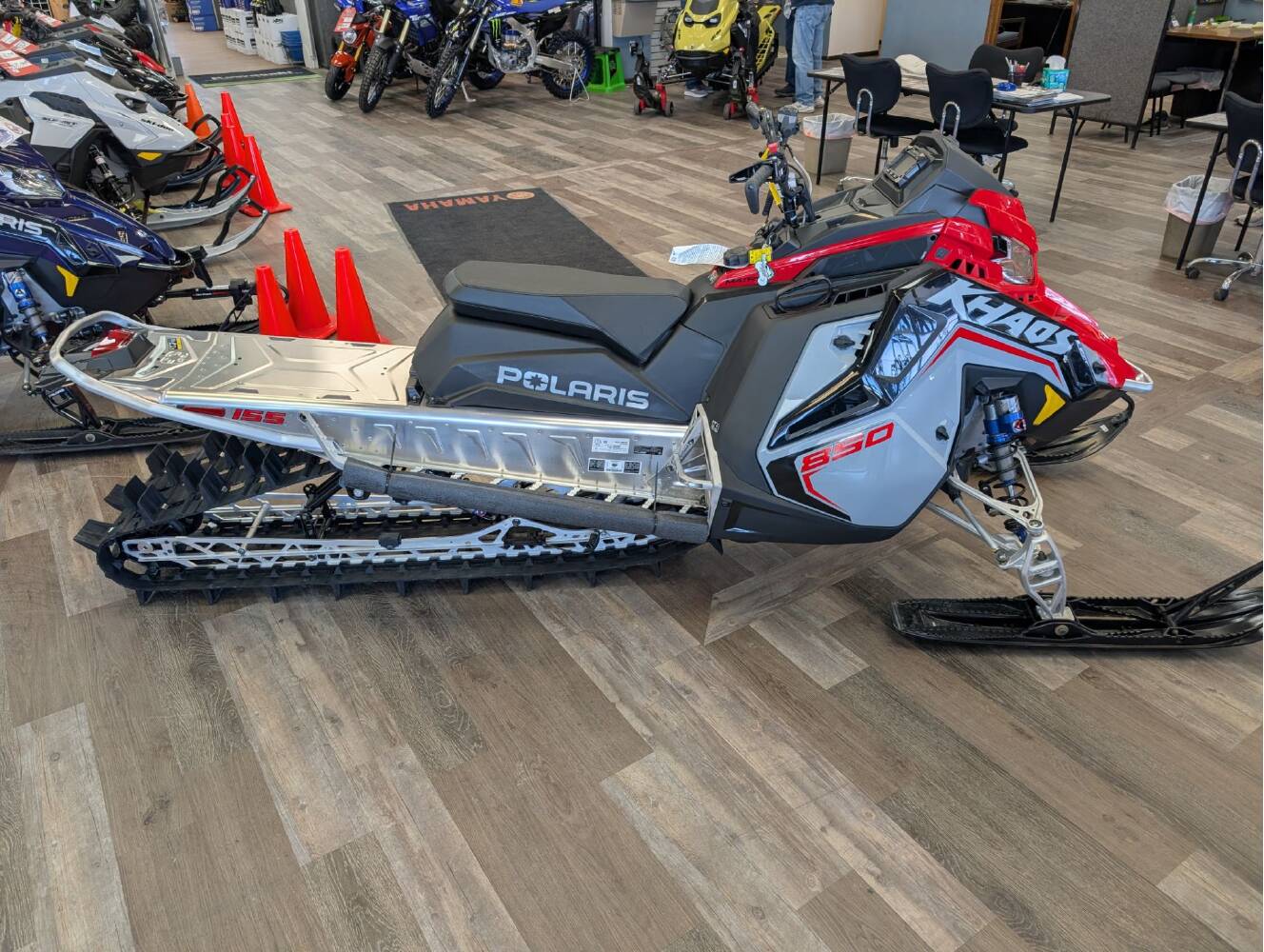 A photo of this 2025 Polaris 850 RMK Khaos 155 SC