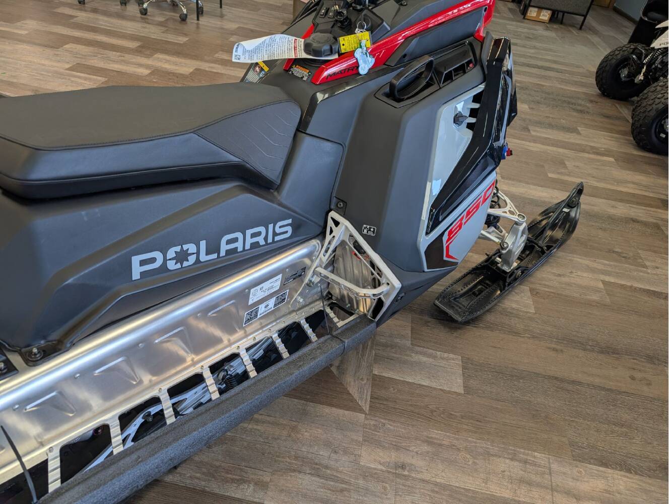 A photo of this 2025 Polaris 850 RMK Khaos 155 SC
