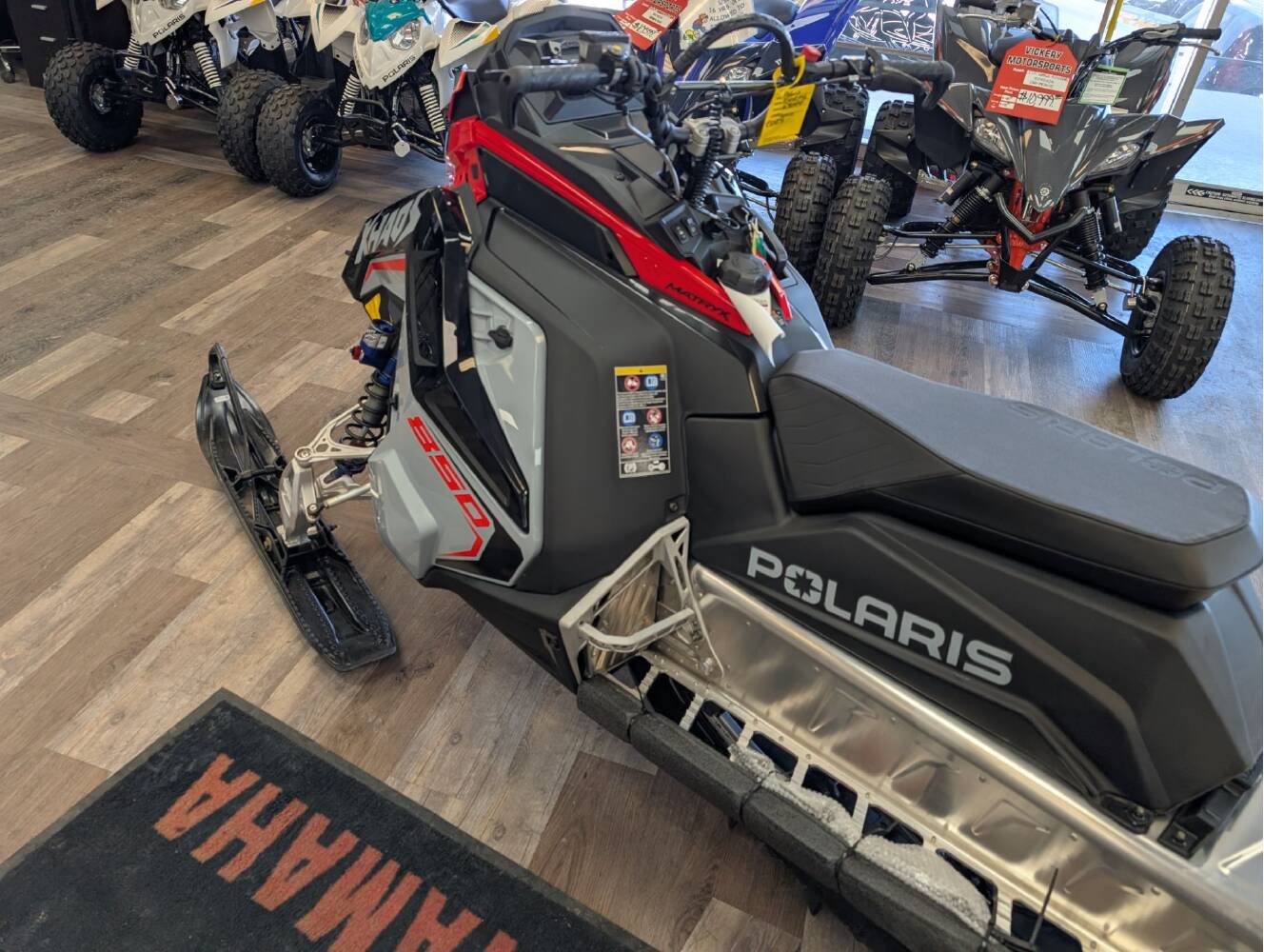 A photo of this 2025 Polaris 850 RMK Khaos 155 SC