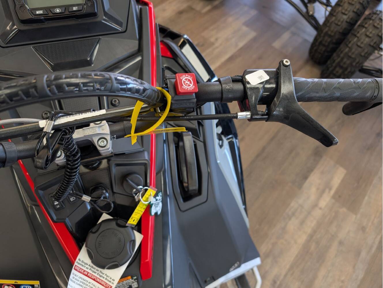 A photo of this 2025 Polaris 850 RMK Khaos 155 SC