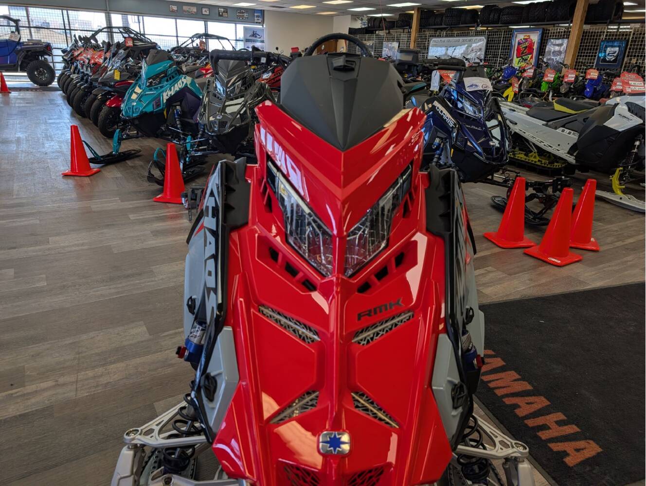 A photo of this 2025 Polaris 850 RMK Khaos 155 SC
