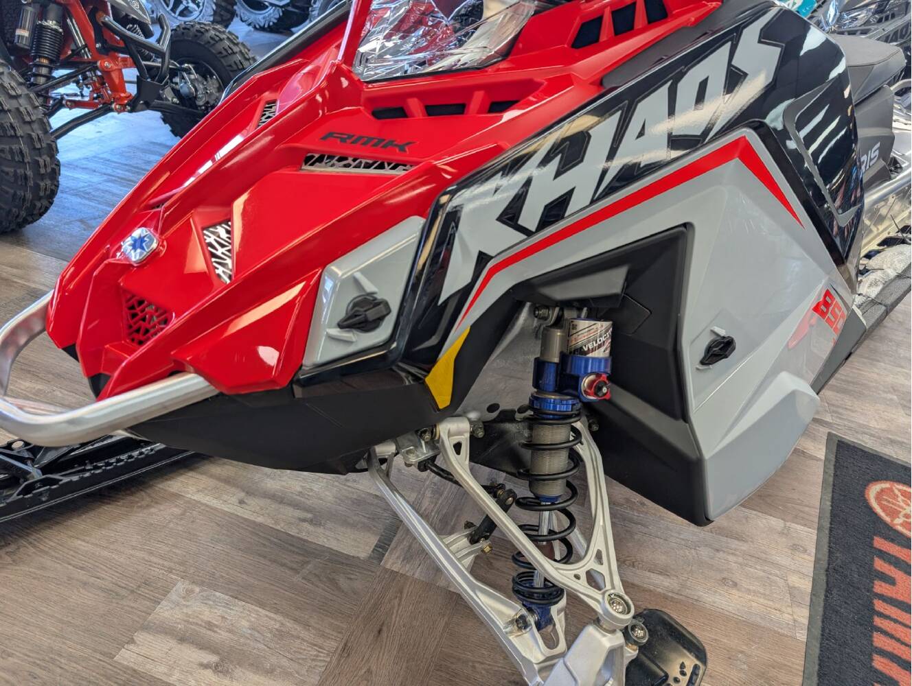 A photo of this 2025 Polaris 850 RMK Khaos 155 SC