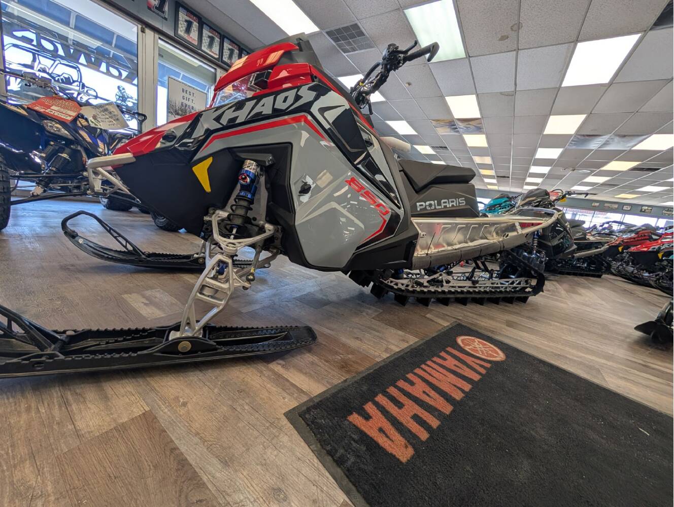 A photo of this 2025 Polaris 850 RMK Khaos 155 SC