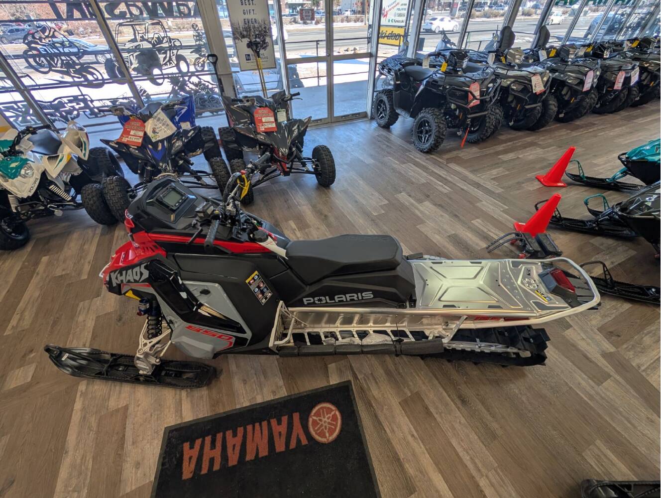 A photo of this 2025 Polaris 850 RMK Khaos 155 SC