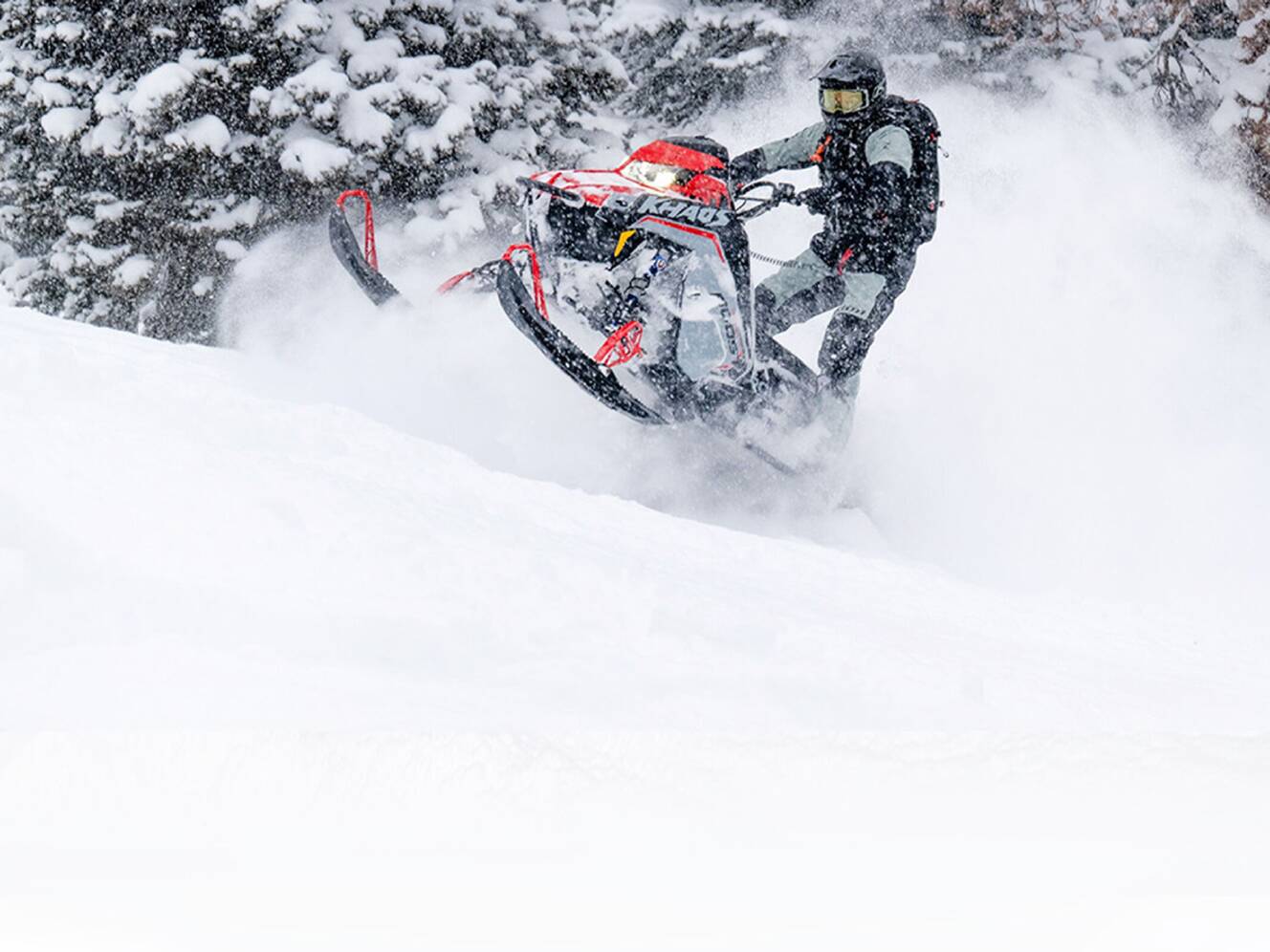 A photo of this 2025 Polaris 850 RMK Khaos 155 SC