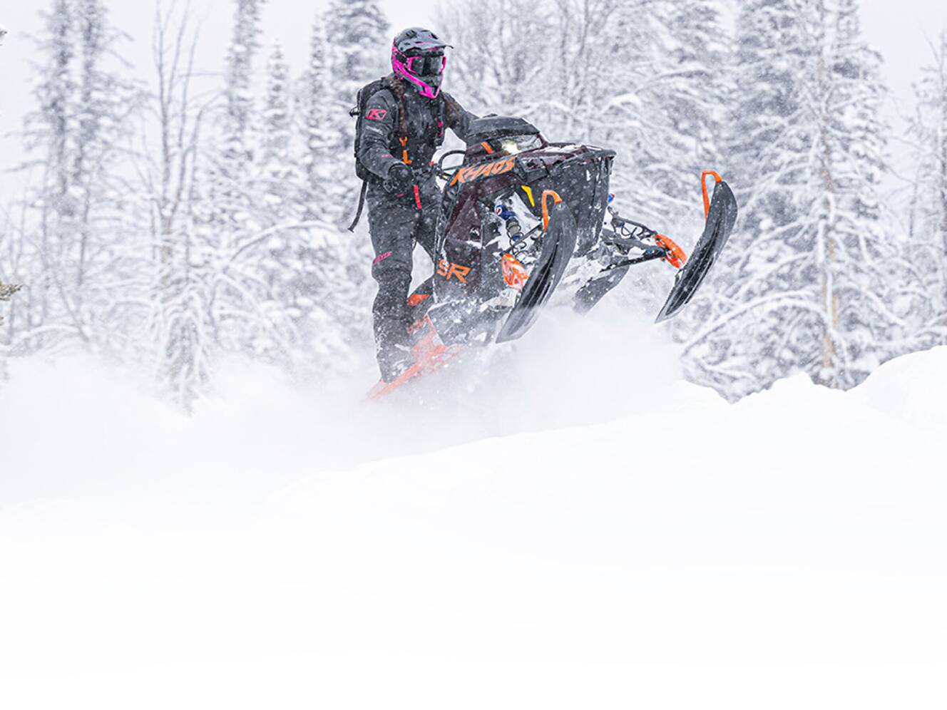 A photo of this 2025 Polaris 850 RMK Khaos 155 SC