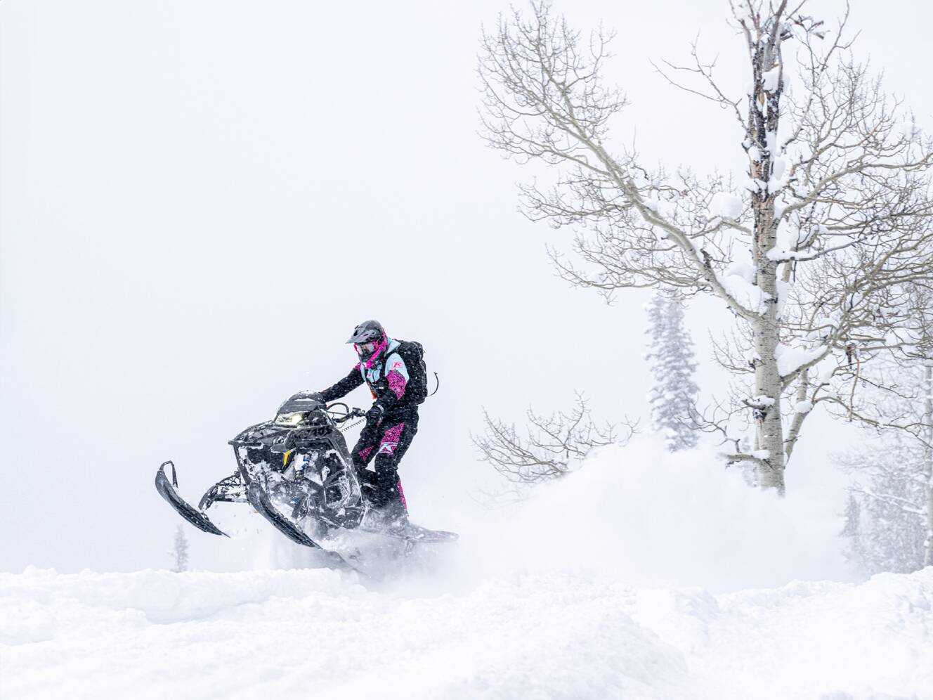 A photo of this 2025 Polaris 850 RMK Khaos 155 SC