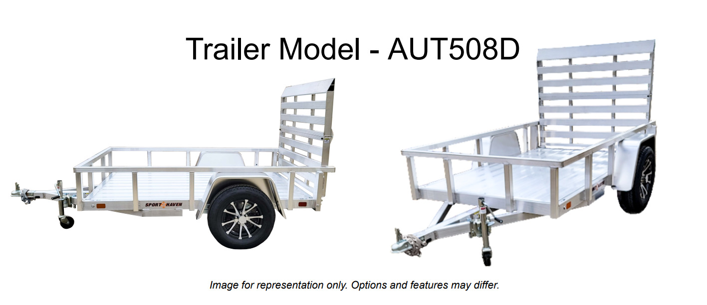 2026 Sporthaven Trailers 5x8 Deluxe - Aluminum Utility in madison IN