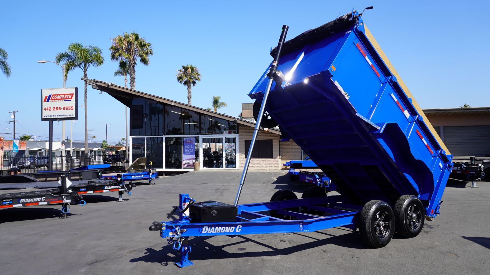 2026 Diamond C MDT 206 12x77 10K GVWR TELESCOPIC JUNK REMOVAL DUMP TRA in Oceanside, CA