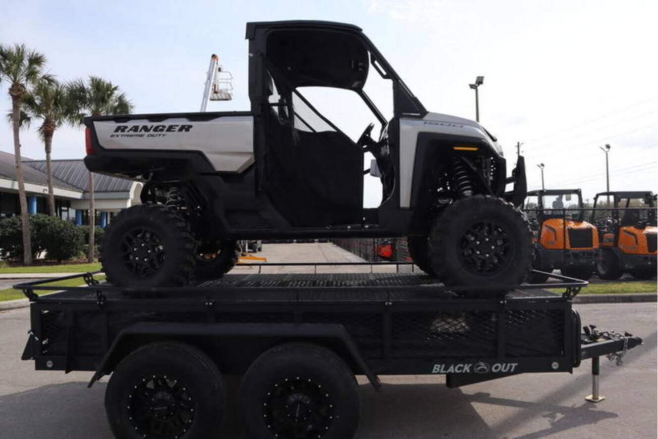 A photo of this 2022 Jumping Jack® Trailers 6X12 Blackout