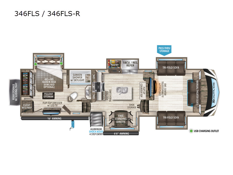 2022 Grand Design Solitude 346FLS in junction city OR