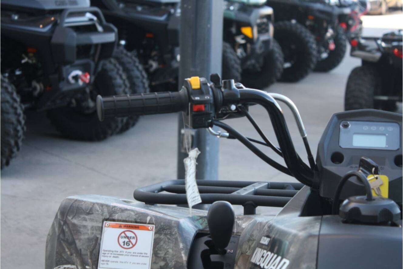 A photo of this 2025 Suzuki KingQuad 400ASi Camo
