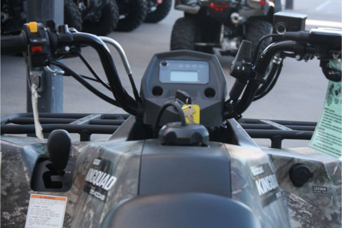 A photo of this 2025 Suzuki KingQuad 400ASi Camo