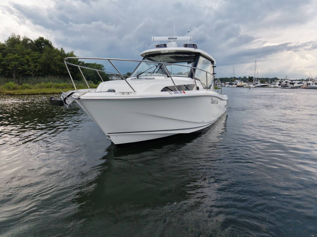 A photo of this 2025 Boston Whaler 325 CONQUEST