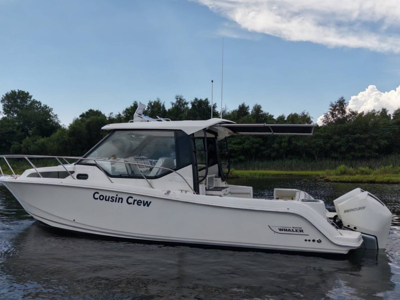 A photo of this 2025 Boston Whaler 325 CONQUEST