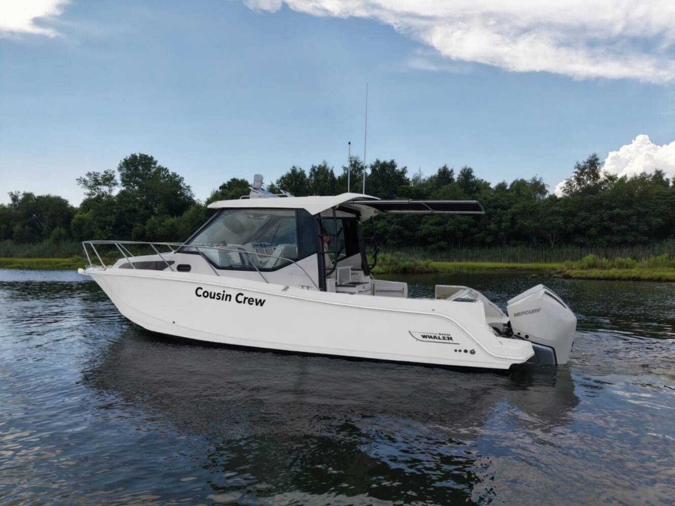 A photo of this 2025 Boston Whaler 325 CONQUEST