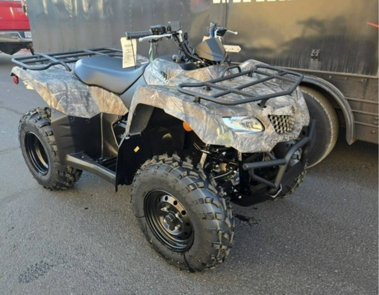 A photo of this 2025 Suzuki KingQuad 400ASi Camo