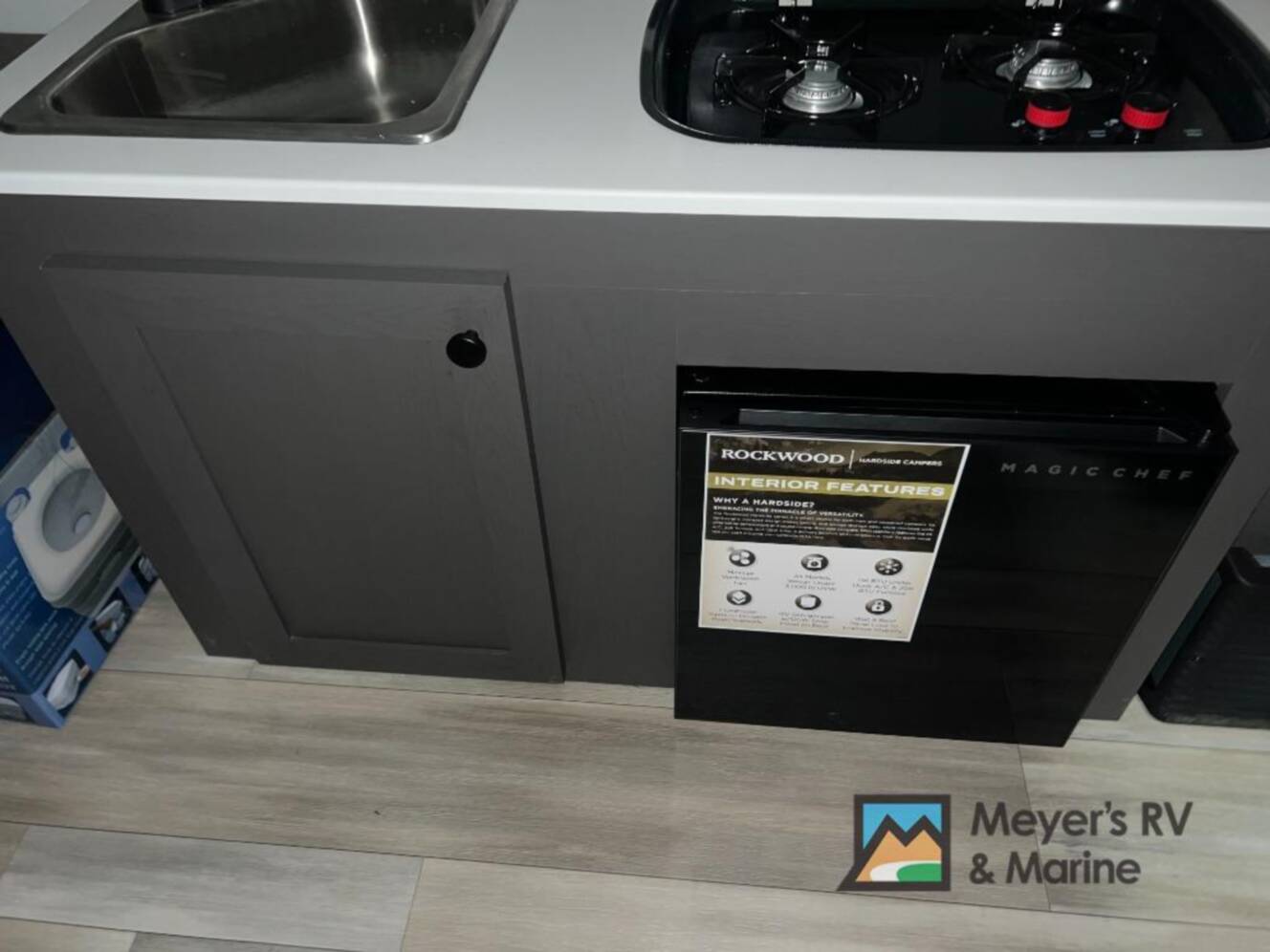 A photo of this 2026 Forest River Rv Rockwood Hardside Series A121FD