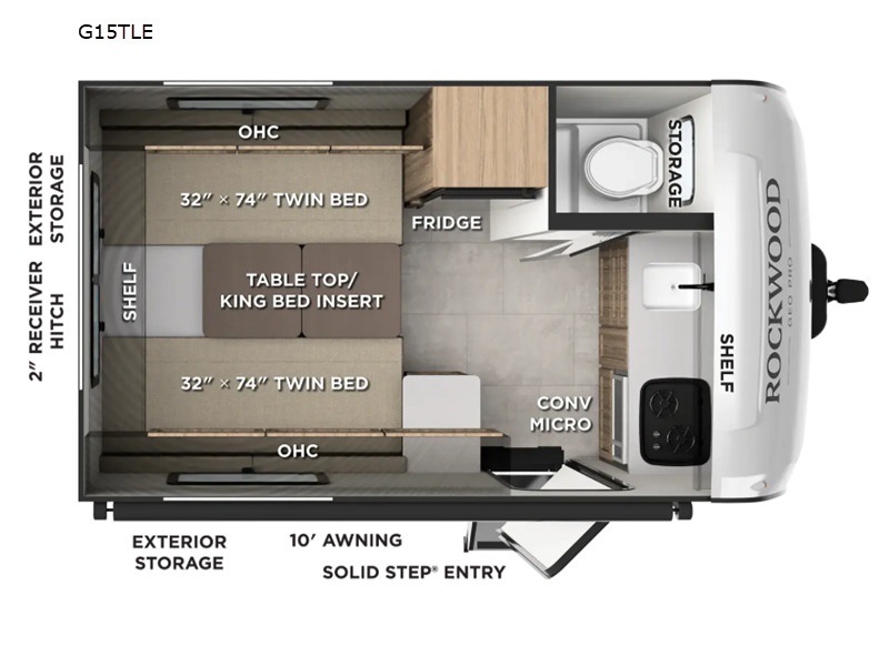2027 Forest River Rv Rockwood GEO Pro G15TLE in lebanon TN