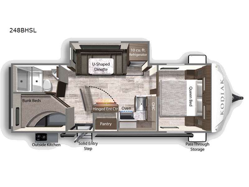 2021 Dutchmen Rv Kodiak Ultra-Lite 248BHSL in willis TX