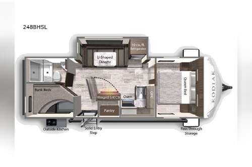 2021 Dutchmen Rv Kodiak Ultra-Lite 248BHSL in willis TX