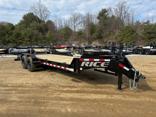 2026 RICE 7X18+4 Pro Max 21K Equipment Trailer W/Full Width in Loudon, NH