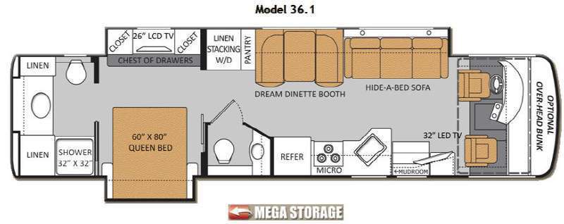 A photo of this 2013 Thor Motor Coach Palazzo 36.1