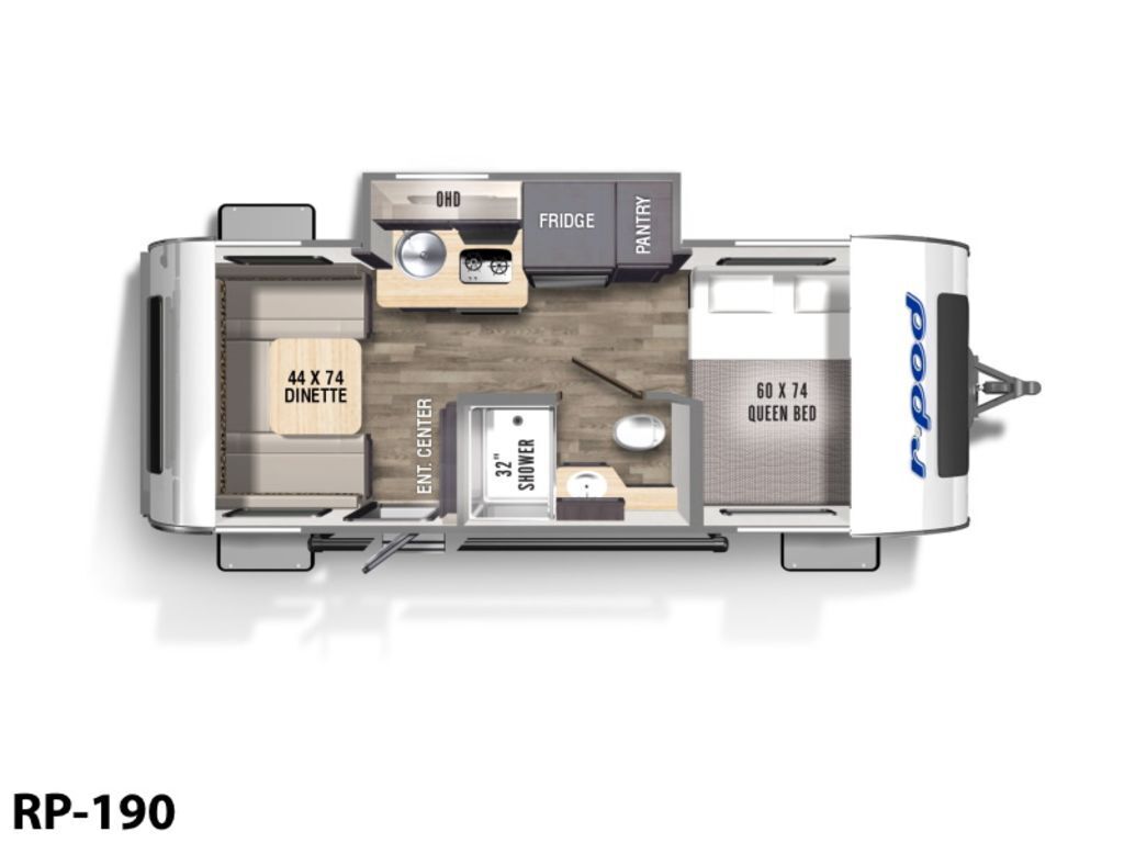 A photo of this 2023 Forest River R-Pod RP-190