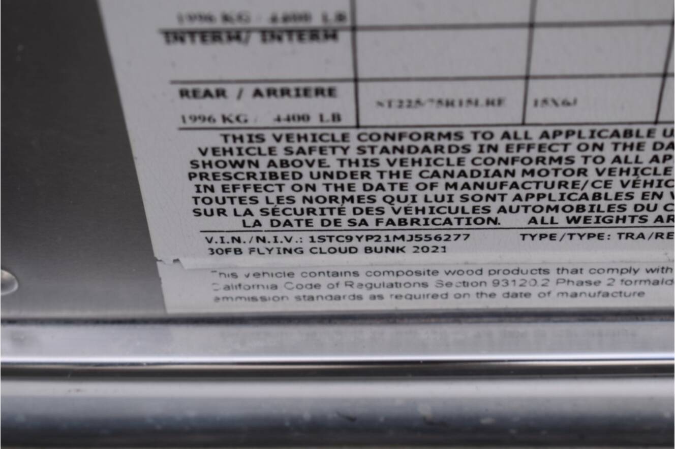 A photo of this 2021 Airstream Flying Cloud 30FB