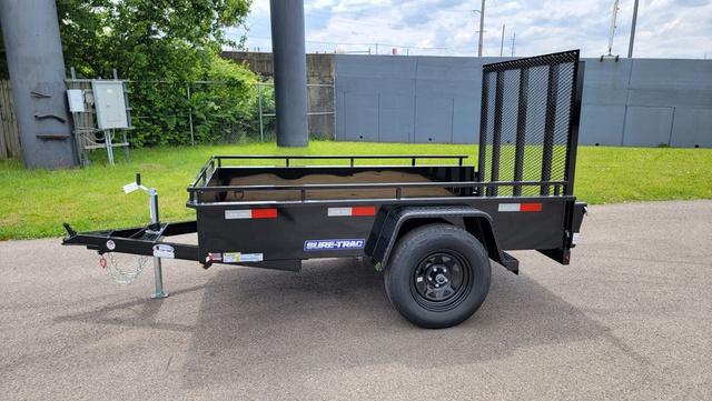 2026 Sure-Trac 5'X8' 3K Steel High Side Utility Trailer in Delphos, ME