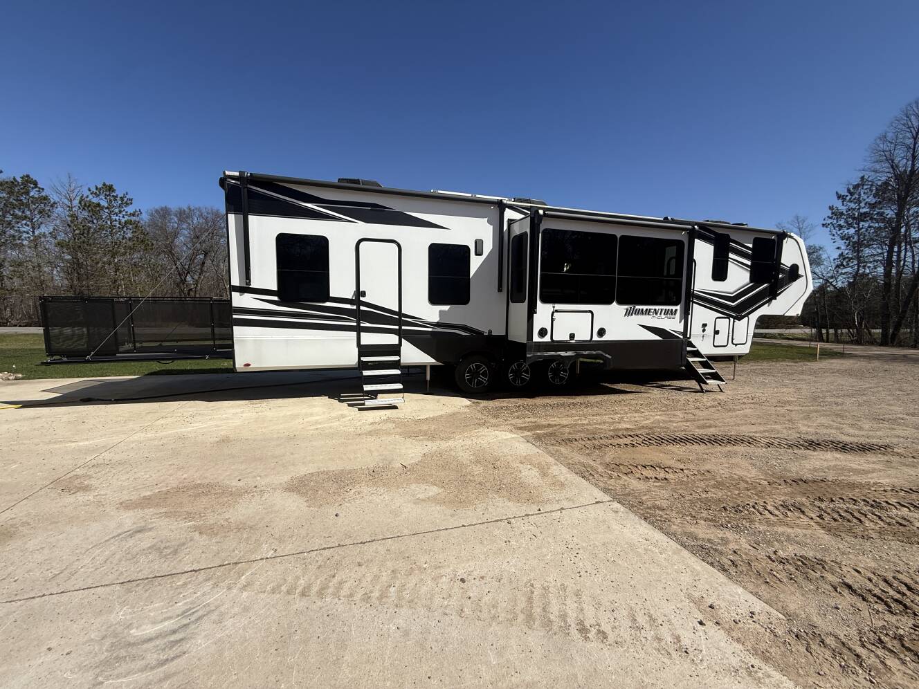 A photo of this 2024 Grand Design MOMENTUM M-CLASS 395MS