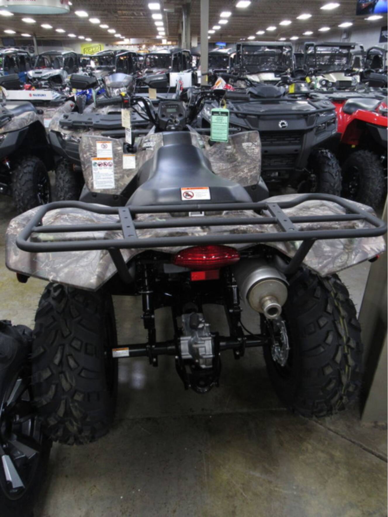A photo of this 2025 Suzuki KingQuad 400ASi Camo