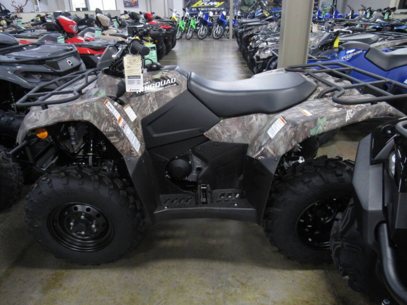 A photo of this 2025 Suzuki KingQuad 400ASi Camo