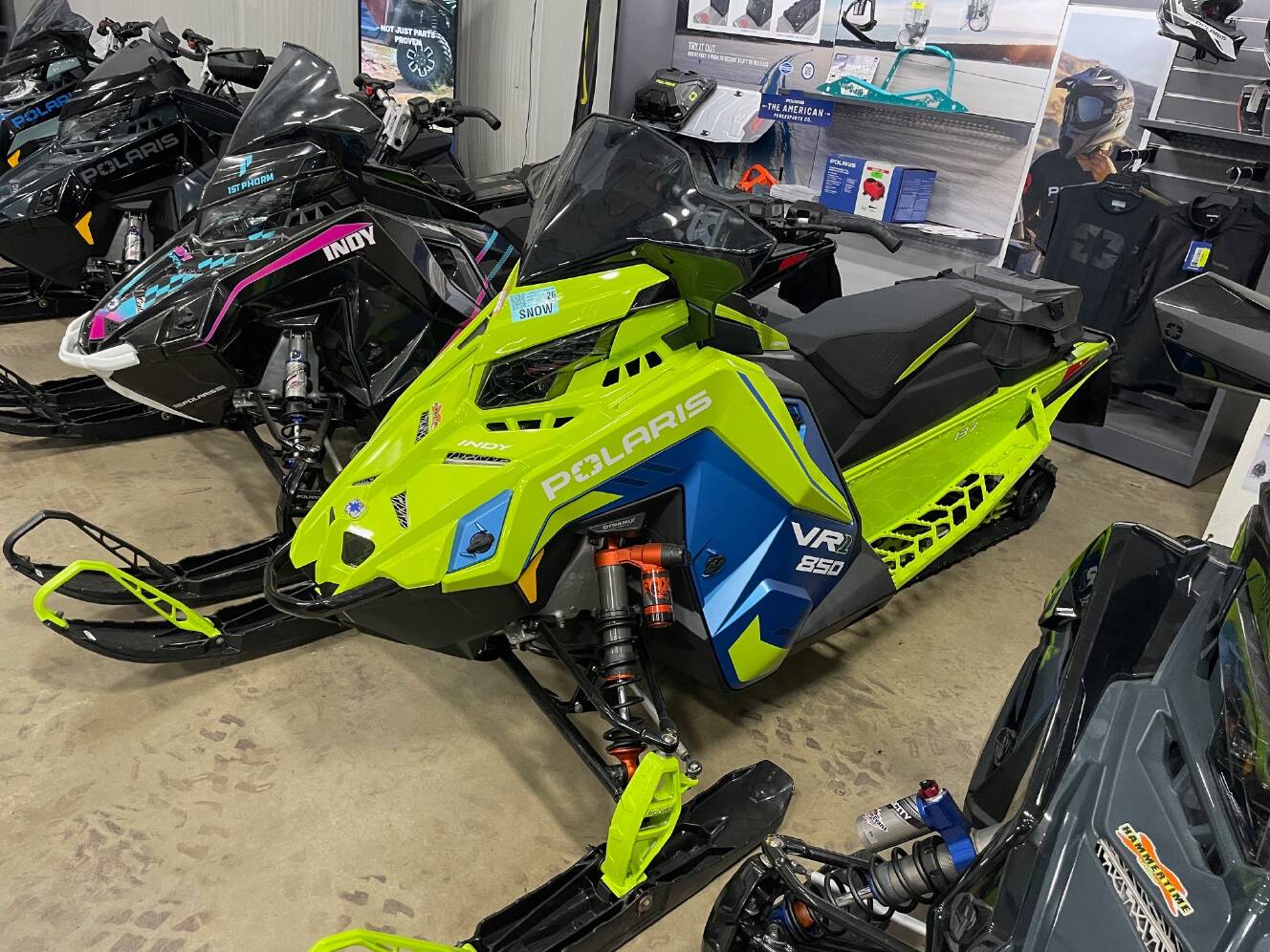A photo of this 2026 Polaris 850 INDY VR1 137 Dynamix SC ES