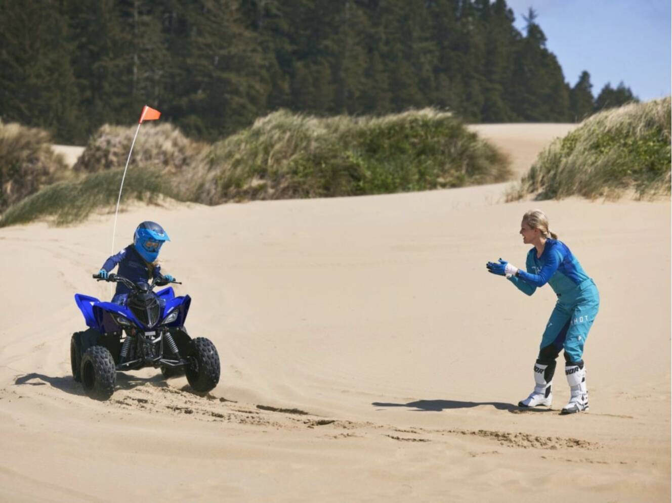 A photo of this 2026 Yamaha Raptor 110